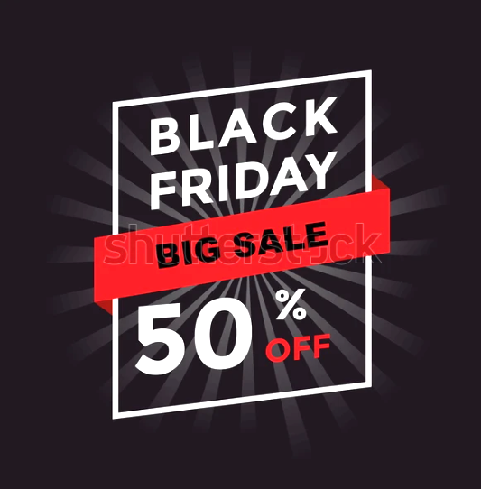 Cartel Black Friday “50%”